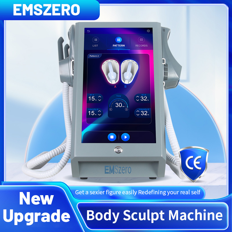 15.6 Inch 2/4 Handles EMS Sculpting RF Muscle Building Skin Tightening Machine